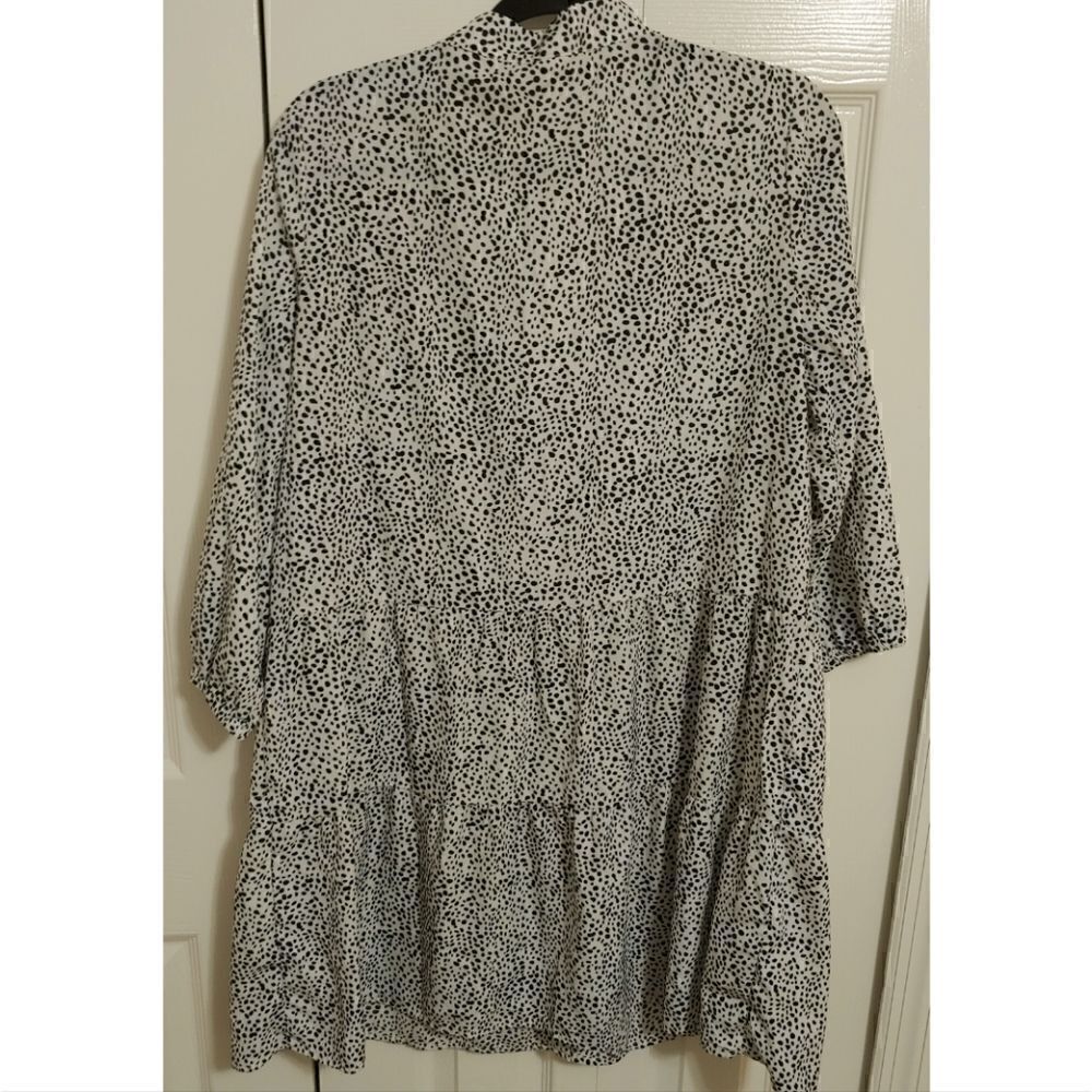 Women's Button Up Mini Dress GUC Size M/L - Picture 3 of 6